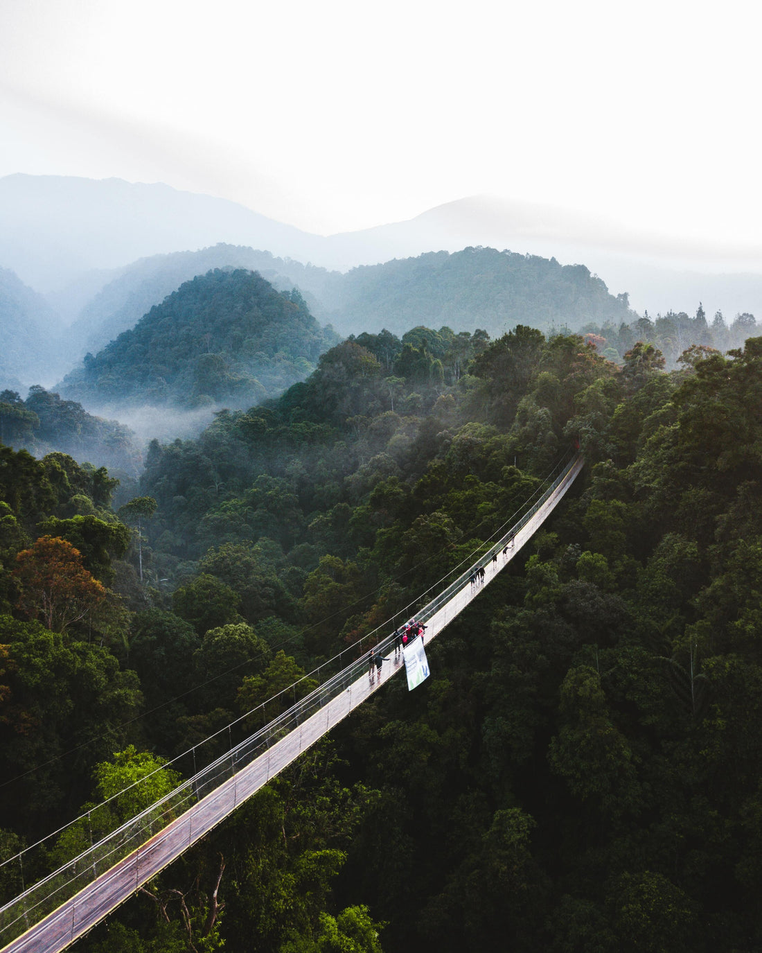 Jembatan Gantung Di Situ Gunung Sukabumi