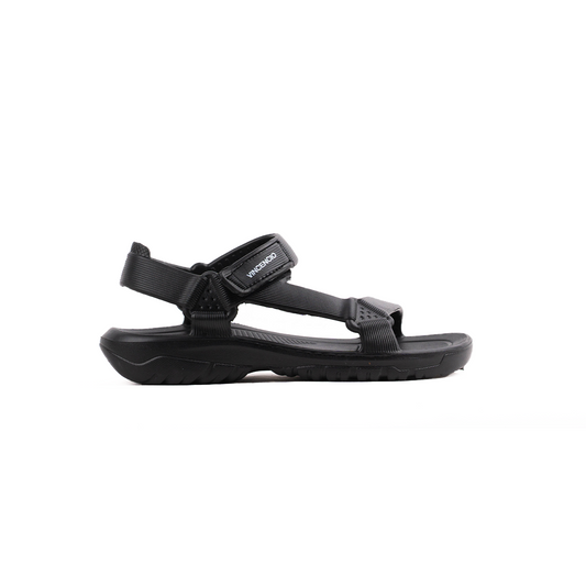 Yuji Sandals - Jet Black - VINCENCIO