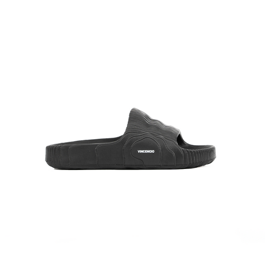 HARU SLIDES - JET BLACK - VINCENCIO