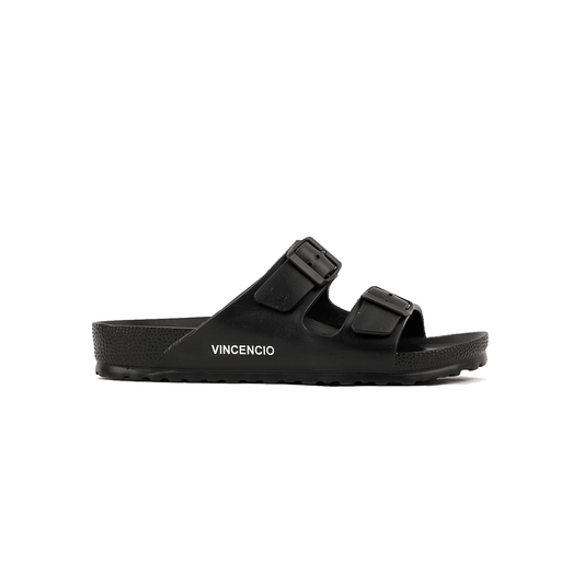 Tsukuyomi Sandals - Jet Black - VINCENCIO